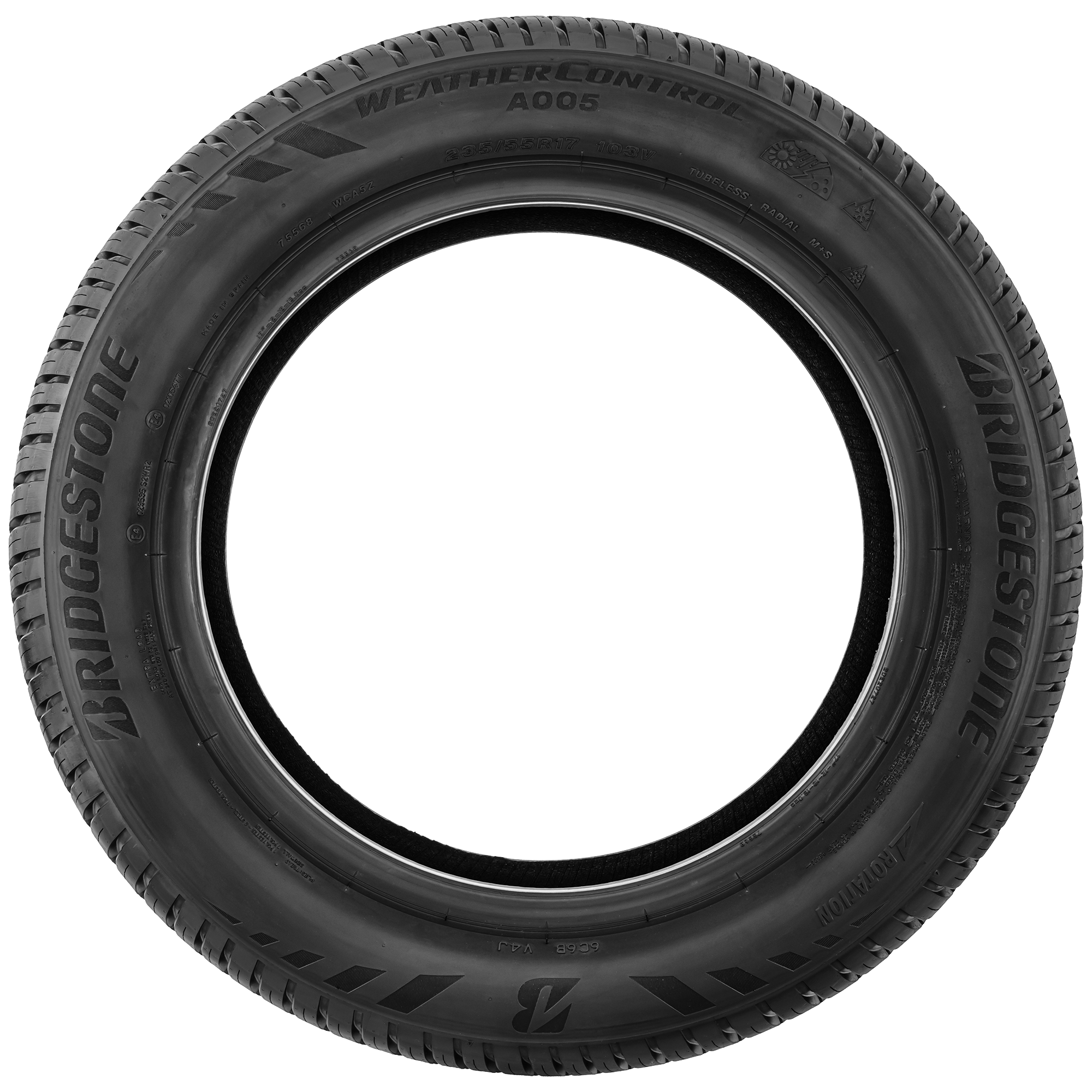 225/60 r18 104v bridgestone weather control a005 xl 3pmsf