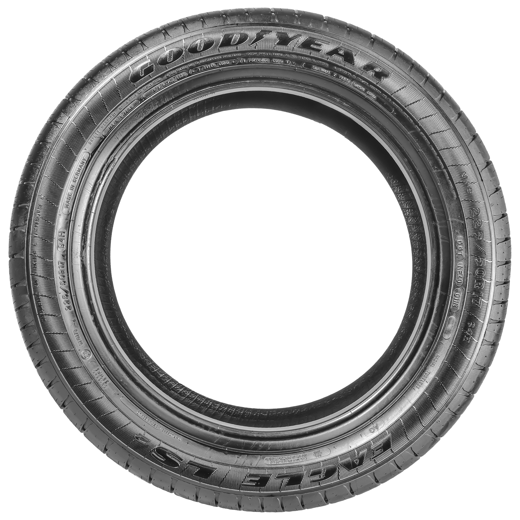 225/50 r17 94h goodyear eagle ls 2 * fp rof m+s